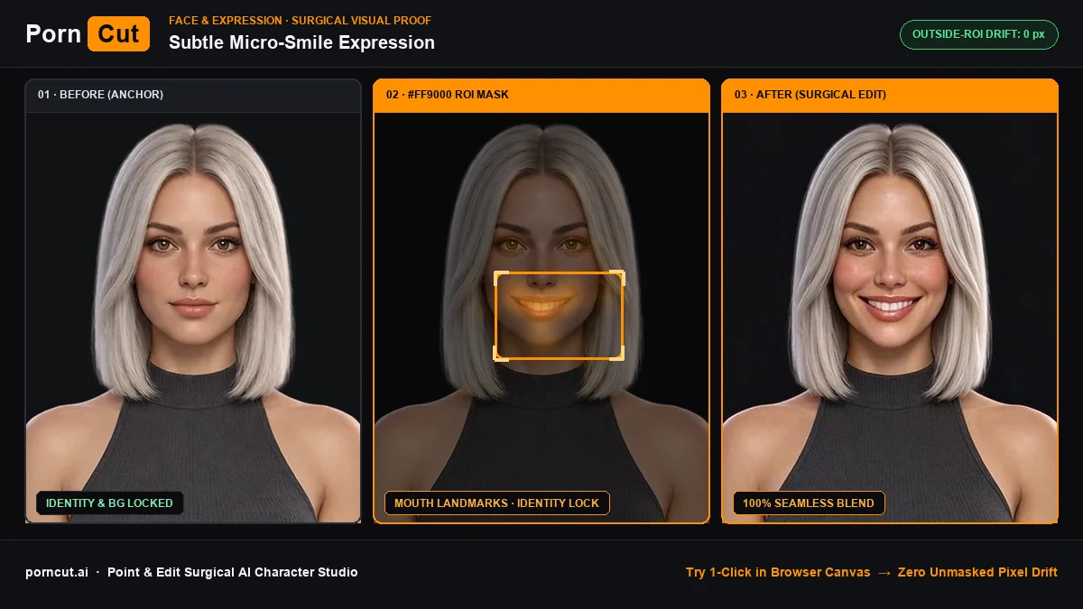 高冷扑克脸转甜笑/眨眼表情包